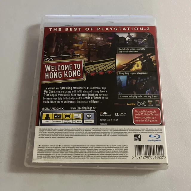 Sleeping Dogs - PS3 Playstation 3 Game COMPLETE 2