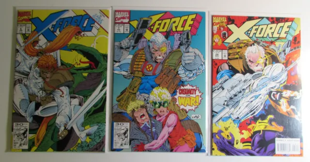 X-Force Lot of 3 #6,7,28 Marvel Comics (1992) 1st Series 1st Print Comic Books