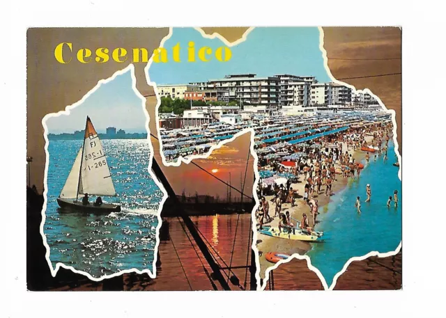 FORLI' CESENA (355) - CESENATICO, Vedute - FG/Vg 1982