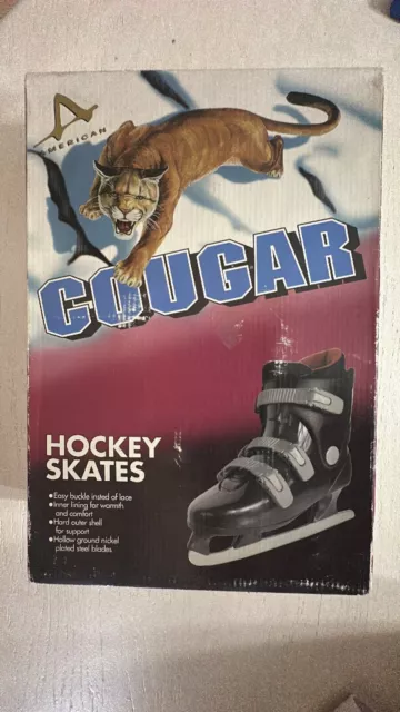 AMERICAN COUGAR Ice Hockey Skates boys youth Size 12