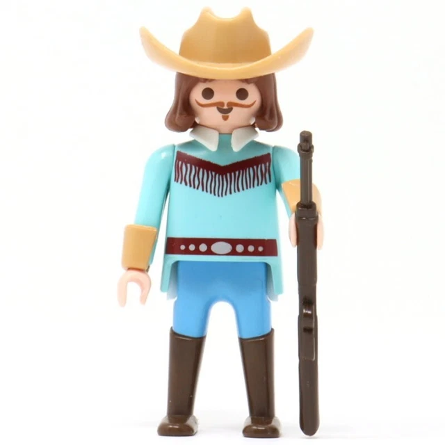 PLAYMOBIL WESTERN INDIEN COWBOY tête de vache bison crane blanc EUR 1