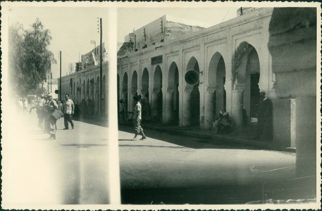 Tirage Argentique Vintage Marrakech Fontaine Chrob - Circa 1930 - Format 22x15 Cm - Original
