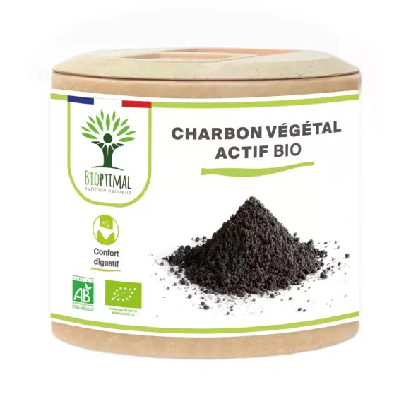 Charbon Végétal Actif - Ventre plat Digestion - 60 gélules