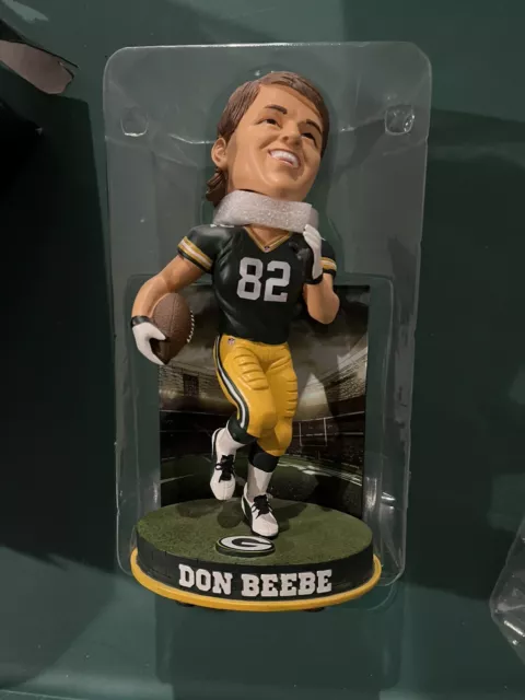 Green Bay PACKERS Milwaukee BREWERS BUCKS Don Beebe Bobblehead #/252 NOT SGA