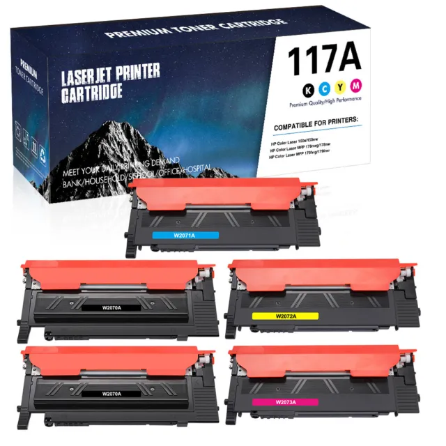Multipack Toner für HP117A W2070A Color Laser 150a 150nw MFP170 178nw 178nwg