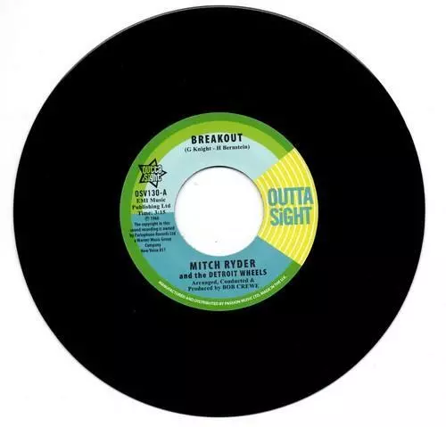 MITCH RYDER & THE DETROIT WHEELS Breakout -New Northern Soul 45 (Outta Sight) 7"