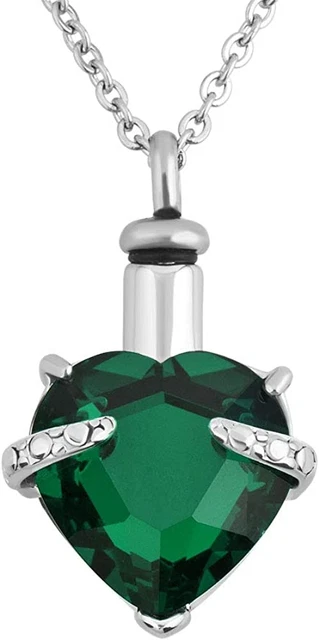 Collana Porta Urna Porta Ceneri Cuore Cherris Gioielli Amore Cuore per Animale Cremazione Umana