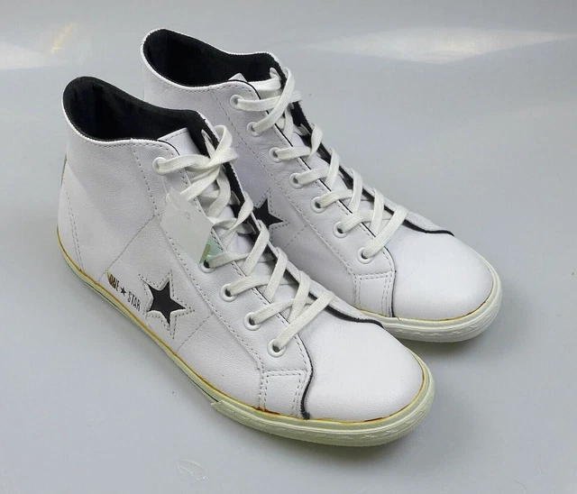 Converse Chucks One Star pelle alta bianca EU 37 US 4,5 UK 4 bianco All Star