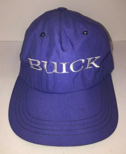 Vintage BUICK LOGO Trucker Hat Baseball Cap Purple USA