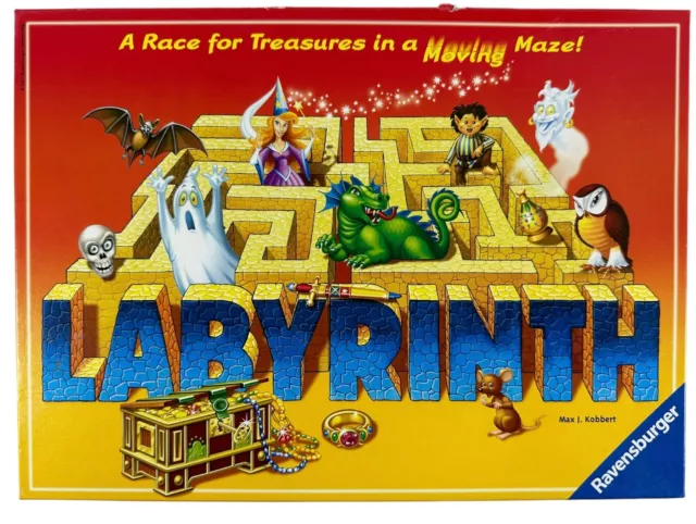 Labyrinth Board Game by Ravensburger 'Race For Treasures In A Moving Maze'