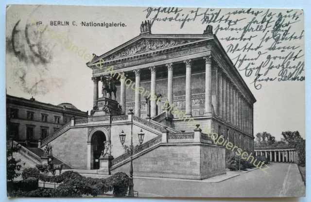 AK Berlin alte Postkarte um 1922 Nationalgalerie