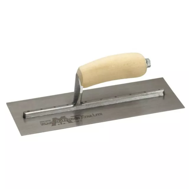 Marshalltown MXS64 Cement Finishing Trowel 14” x 4” Spring Steel 3