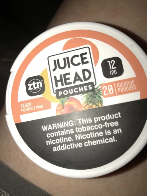 ztn Juice Head Melocotón Piña Como Nuevo 12 mg Bolsas