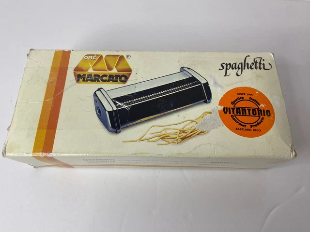 Marcato Spaghetti Attachment for Atlas Pasta Maker Model 150 Made in Italy! Marcato Spaghetti Attachment for Atlas Pasta Maker Model 150 Made in Italy!