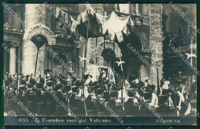 Vaticano Roma Papa Pio XI Foto cartolina QT5162
