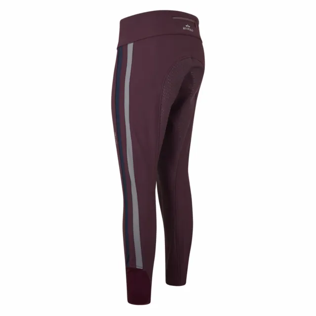 HV Polo Reithose, Reitleggings Madison Silikonvollbesatz, Plum, Gr. 36 oder 42 2