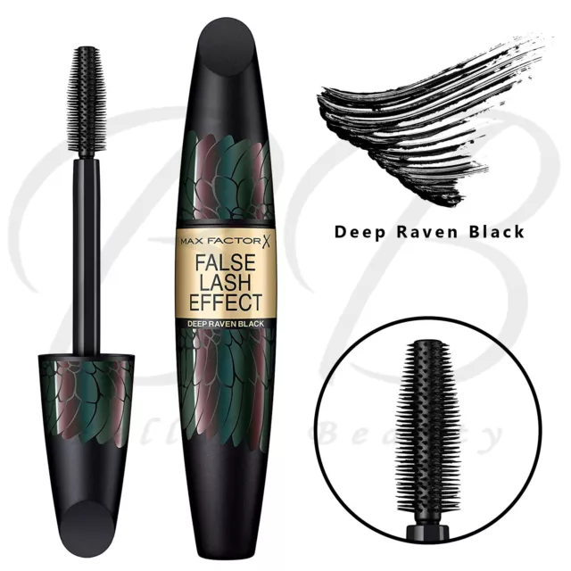 MAX FACTOR False Lash Effect Mascara 13.1ml - Deep Raven Black *BRAND NEW*