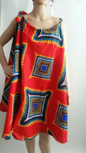Schönes Sommer Damen Kleid Ankara Stoff afrikanischer Druck Damen Kleid kostenloser Stil 2