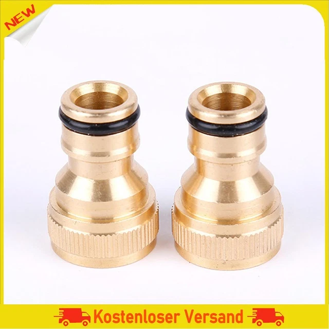 Kitchen Tap Connector Brass Garden Hose Pipe Adaptor for Tap Kitchen Faucet