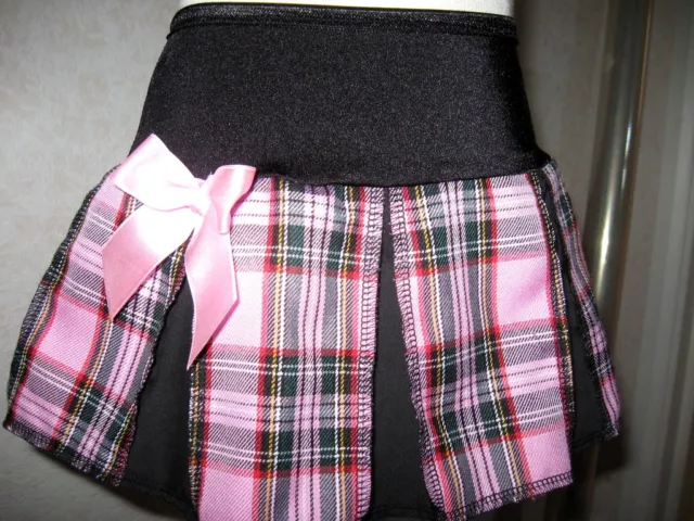 pink tartan Skirt check Black purple green spotted floral birthday gift