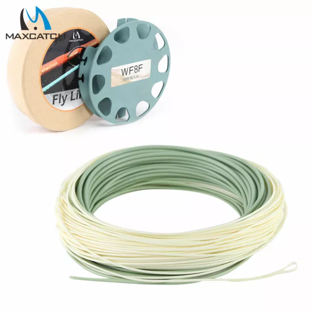 MAXCATCH TROPICAL OUTBOUND Fly Fishing Line Short Saltwater WF6-10F 100FT  £19.80 - PicClick UK