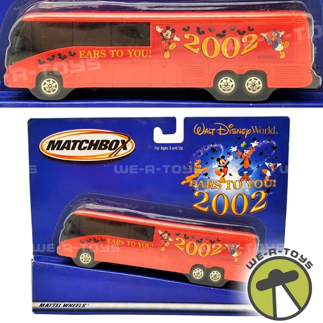 MATCHBOX WALT DISNEY World Bus Theme Park Edition Ears To You 2002 NEW ...