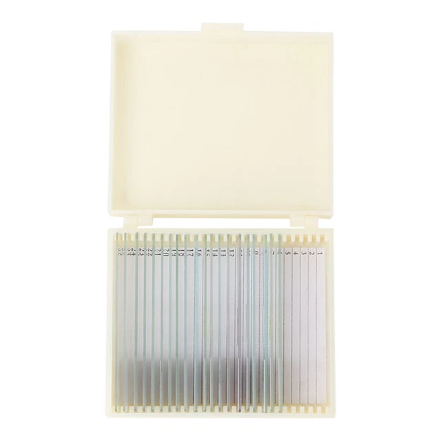 20pcs Microbiological Bacterial Biology Microscope Slices Lab Specimen