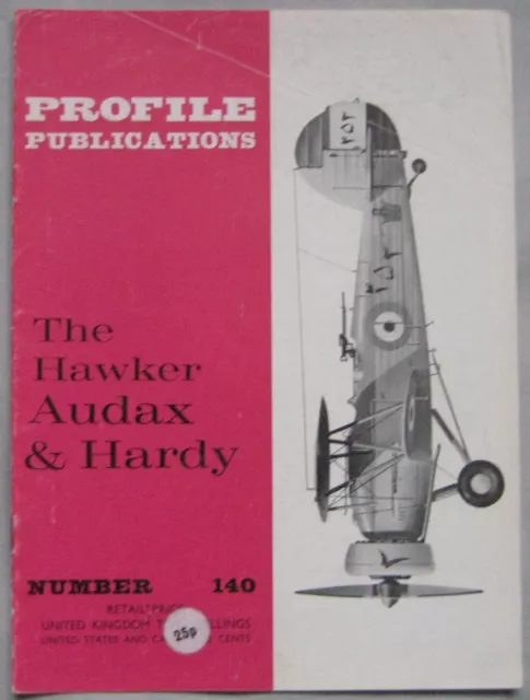 Aircraft Profile Publications magazine Issue 140 Hawker Audax & Hardy