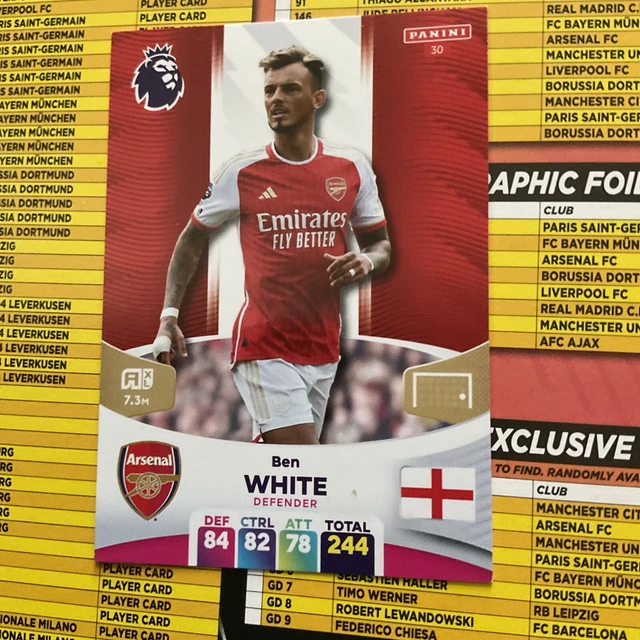 ADRENALYN XL 2024 PREMIER LEAGUE PANINI 20232024 Ben White No 30 Mint