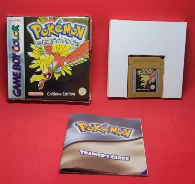 Pokemon Goldene Edition Nintendo Game Boy Color Ovp