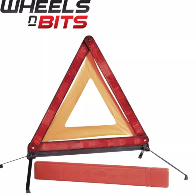 Warning Triangle Emergency Breakdown Foldable Reflective Road Sign Hazard EU Car