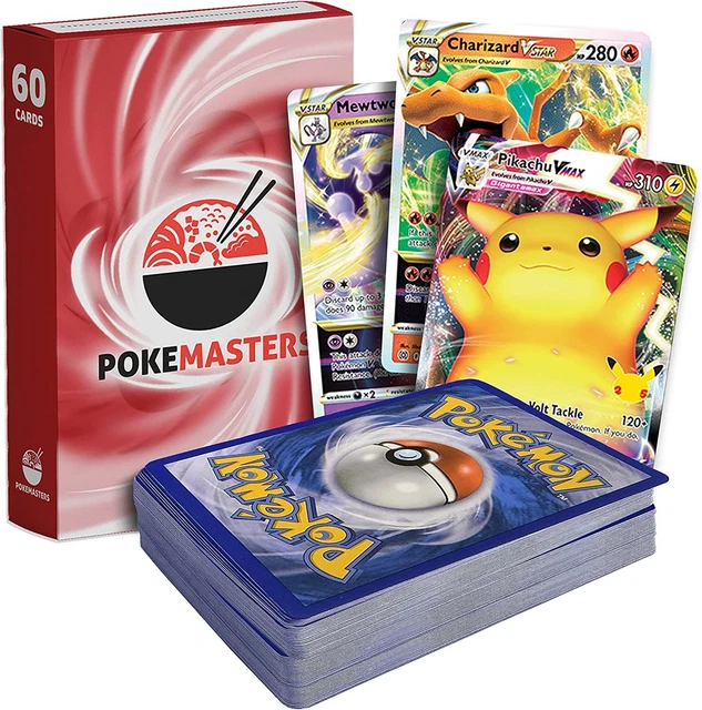 PokeMasters VMAX - VSTAR Bundle | 60 Cards | 1x Random or Ultra...
