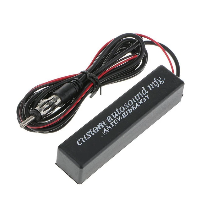 Antenna Per Auto Corta Potente Color Argento, Per Radio FM/AM, Universale, 8 Viti Incluse M5.0 - copertina