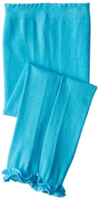 Jefferies Socks Baby Girls' Ruffle Footless Tights Turquoise