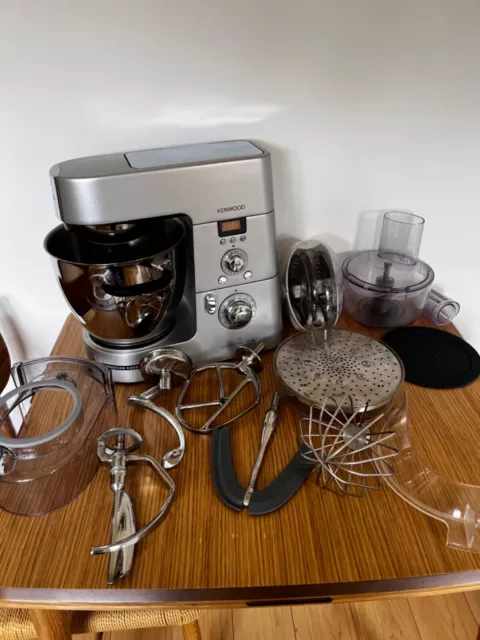 kenwood cooking chef major induction mixer with attachments