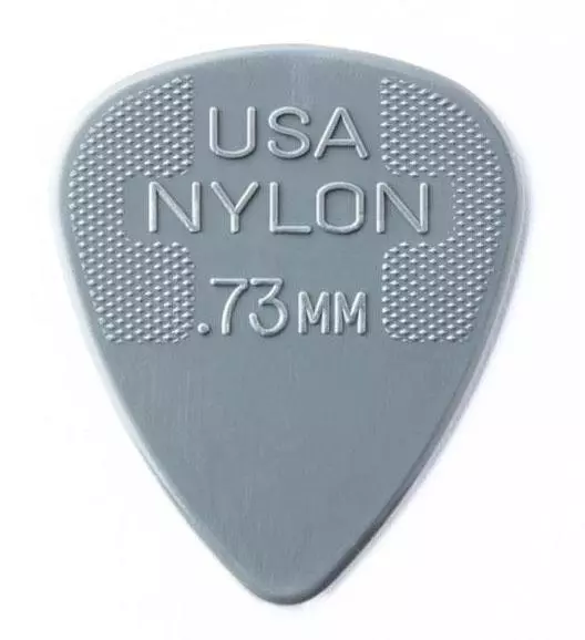 Dunlop Nylon Standard Picks 0,73 mm 12er Players Pack Guitar Nylon Form Grau 3