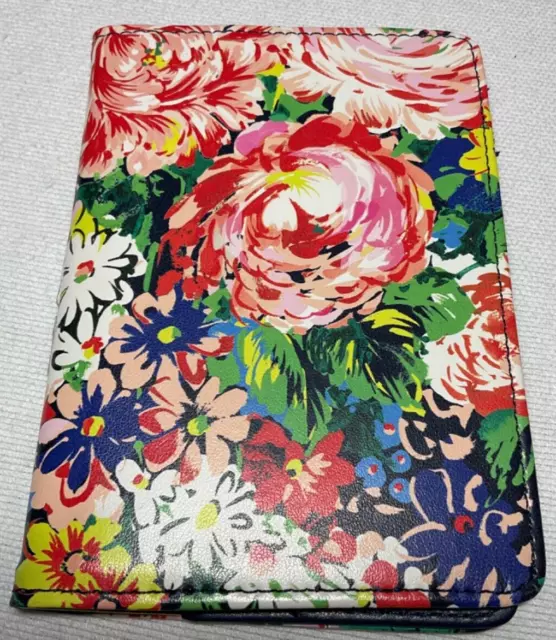 Ban.do Passport Case  Travel Wallet  Floral Pink Blue Green Nwt