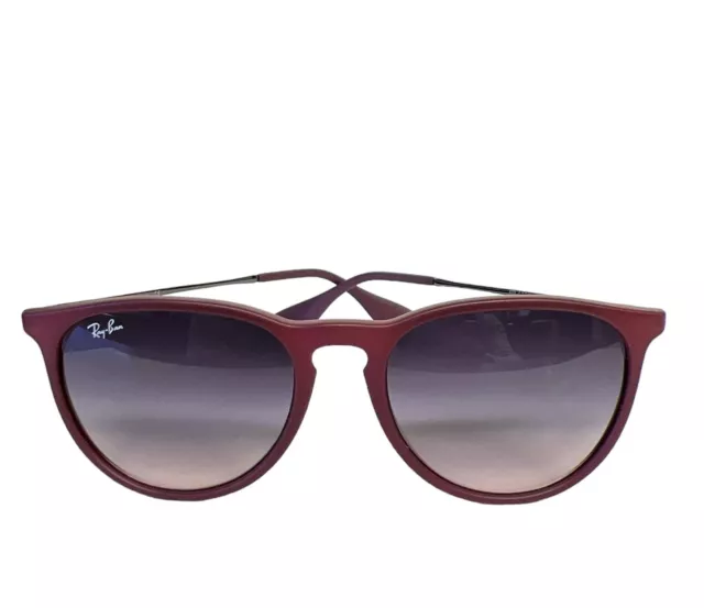 Ray-Ban RB 4171 6001/11 Erika Sunglasses Matte Bordeaux Purplish Red / Silver