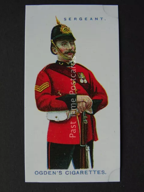 No.40 SERGEANT THE KINGS OWN Soldiers of the King REPRO Issued by Ogden 1909