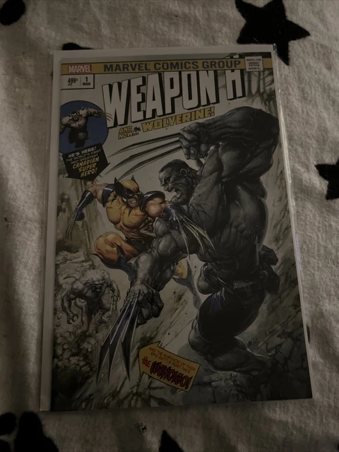 Marvel Comics Weapon H #1 Clayton Crain Hulk 181 Homage Variant Limited To 3000