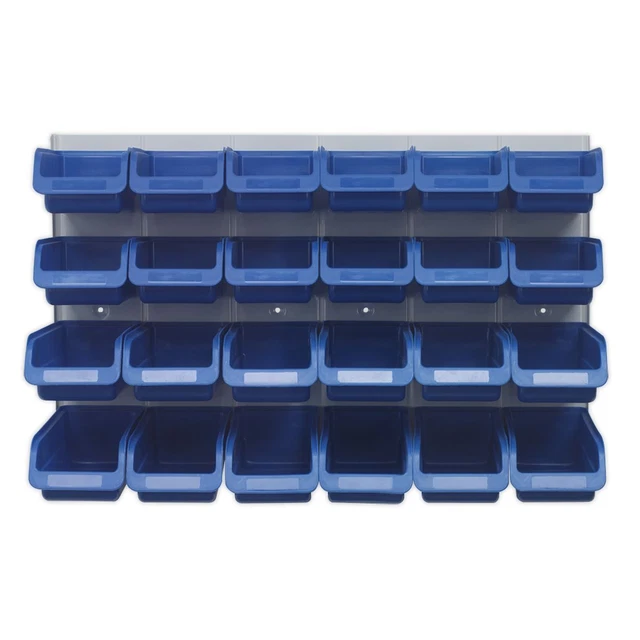 Sealey TPS131 Poubelle & Panneau Combinaison 24 Bacs - Bleu 2