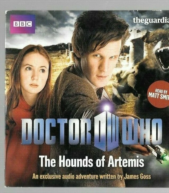 CD newspaper  promo - audiobook DR WHO - the hounds of Artemis - matt smith