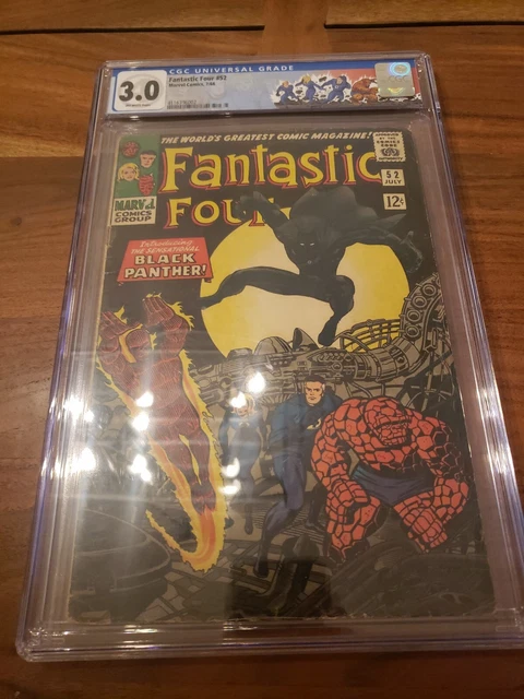 Fantastic Four #52 CGC 3.0 (Jul 1966, Marvel) Special Label