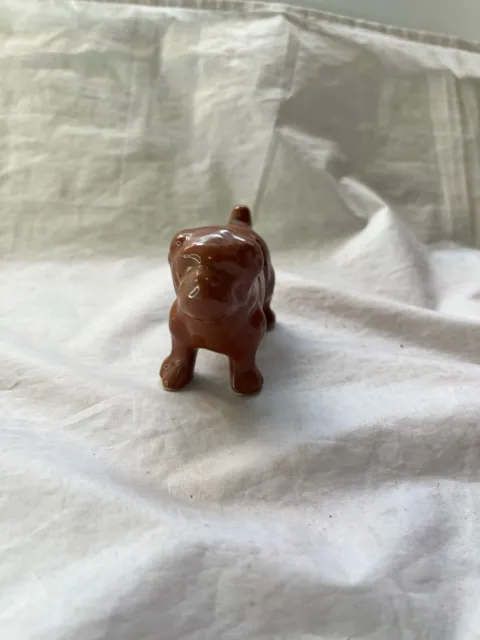 Homemade-Like Bulldog Clay Figurine Piece