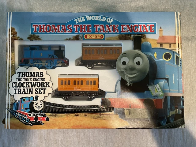 HORNBY THE WORLD Of Thomas The Tank Engine Clockwork Train Set Complete ...