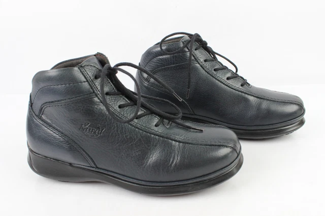 Bottines Boots à Lacets JOSE SAENZ Cuir Gris Anthracite T 36 EXCELLENT ETAT