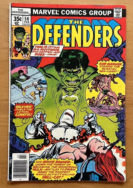 The Defenders #56 - 1978 Marvel Comics - First Full appearance of Lunatik