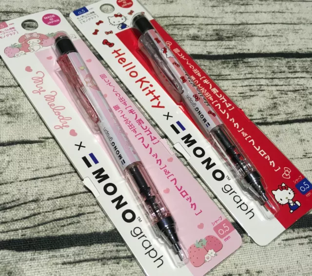 Sanrio Hello Kitty My Melody Mono Graph Tombow Shaker Mechanical Pencil 0.5 Cute