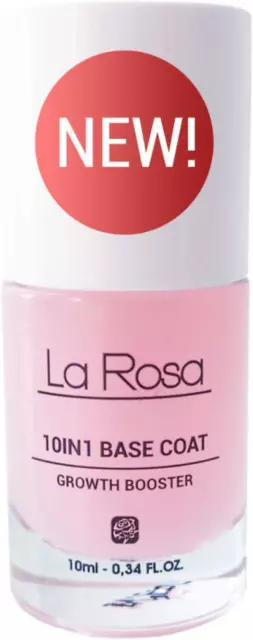 Larosa STIMULATEUR DE CROISSANCE DES ONGLES 10-EN-1 Avec Formule De Croissance A 3