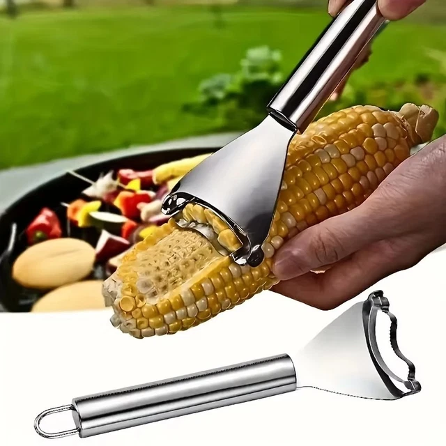 STAINLESS STEEL CORN Stripper Kernel Remover Peeler Kitchen Fruit ...